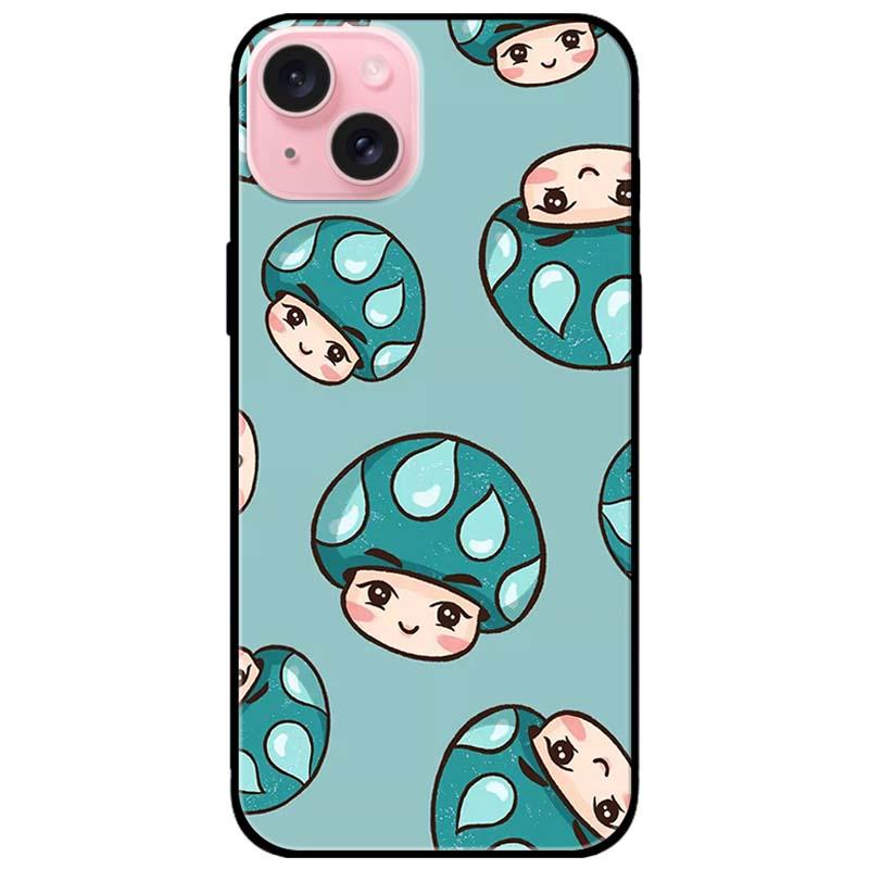 Ốp lưng dành cho Iphone 15 - Iphone 15 Plus - Iphone 15 Pro - Iphone 15 Pro Max - Nấm Xanh - Hàng Chính Hãng