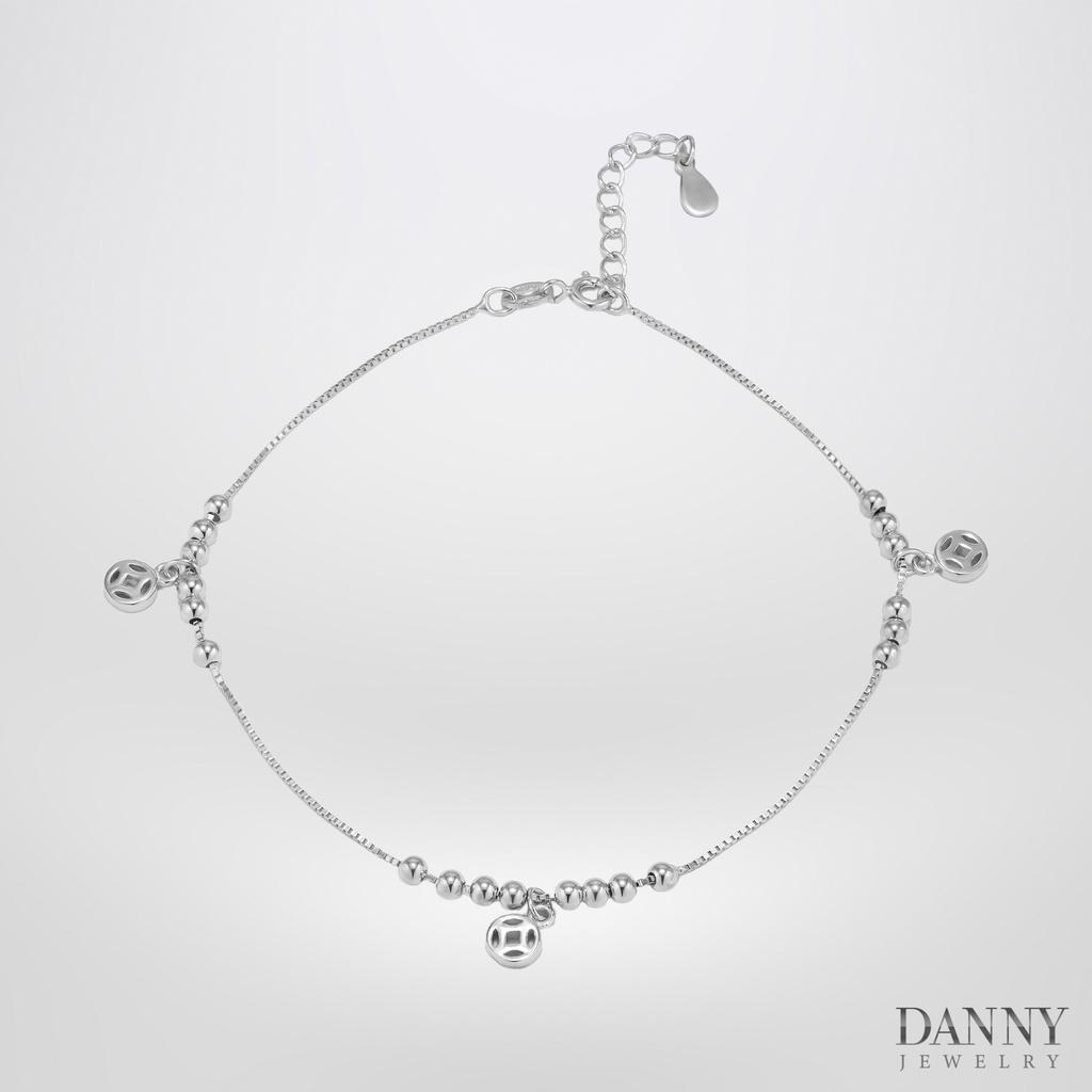 Lắc Chân Danny Jewelry Bạc 925 Xi Rhodium Hoạ tiết LACY134