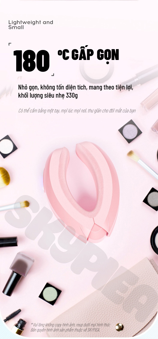 Kính Massage Mắt -Tích Hợp Bluetooth Nghe Nhạc Thư Giãn Giảm Bọng Mắt - 5 Chế Độ Massage Khác Nhau, Gấp Gọn 180°- Giảm Quầng Thâm Mắt - Máy Massage Toàn Thân - Massage Mắt