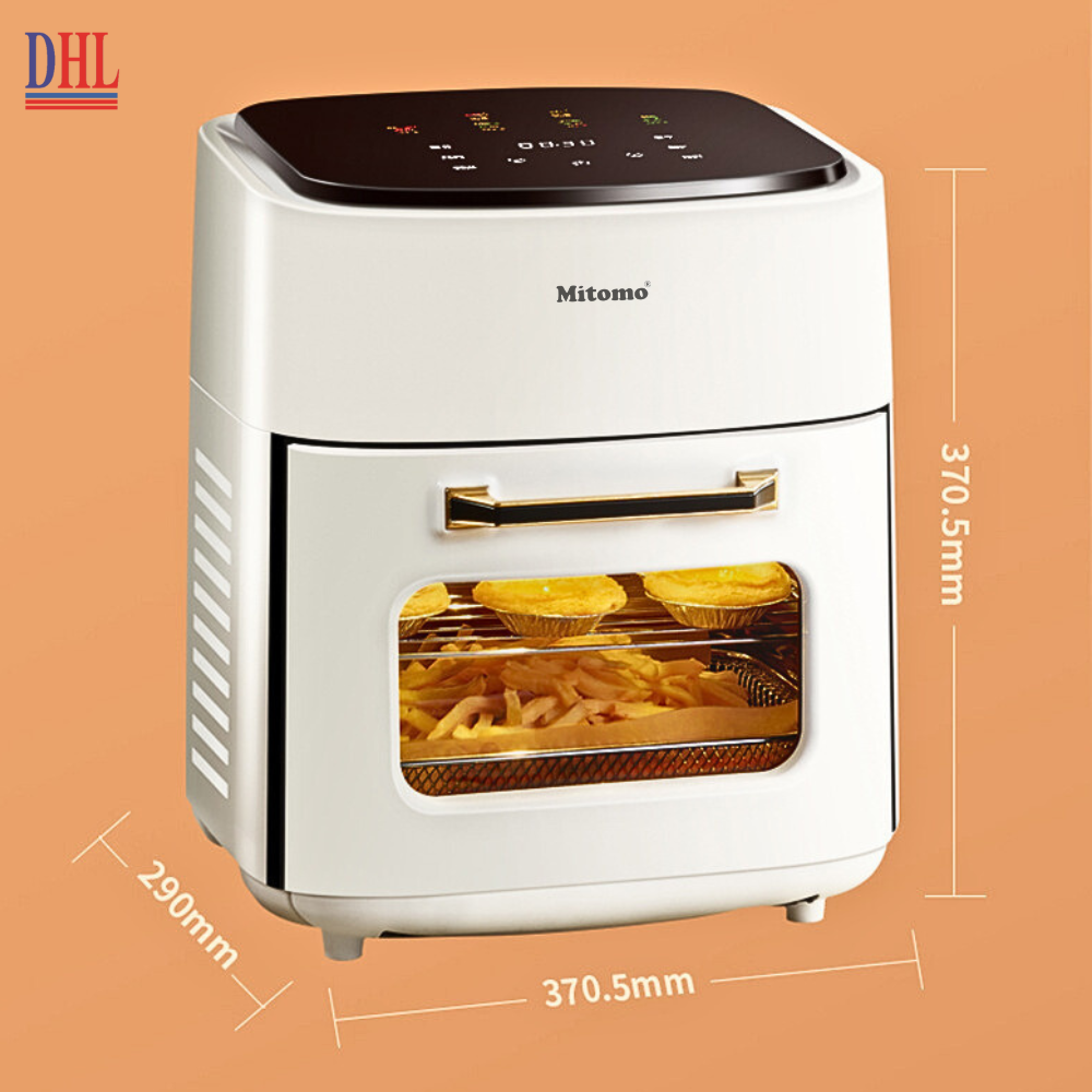 Nồi chiên không dầu 15L, Mitomo MTD-AF15, công suất 1400W - Hàng chính hãng