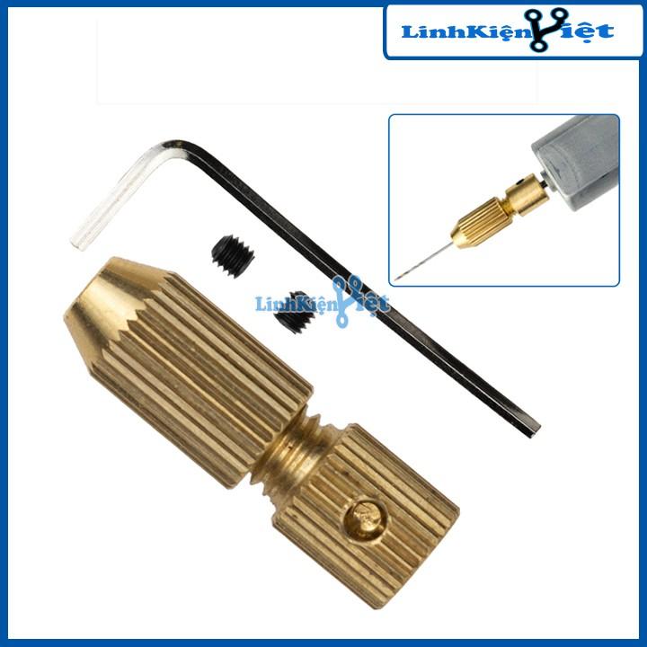 Đầu Kẹp Mũi Khoan Mini Trục 2.0mm Kẹp Mũi 2.3- 3mm Nhiều Kích Thước