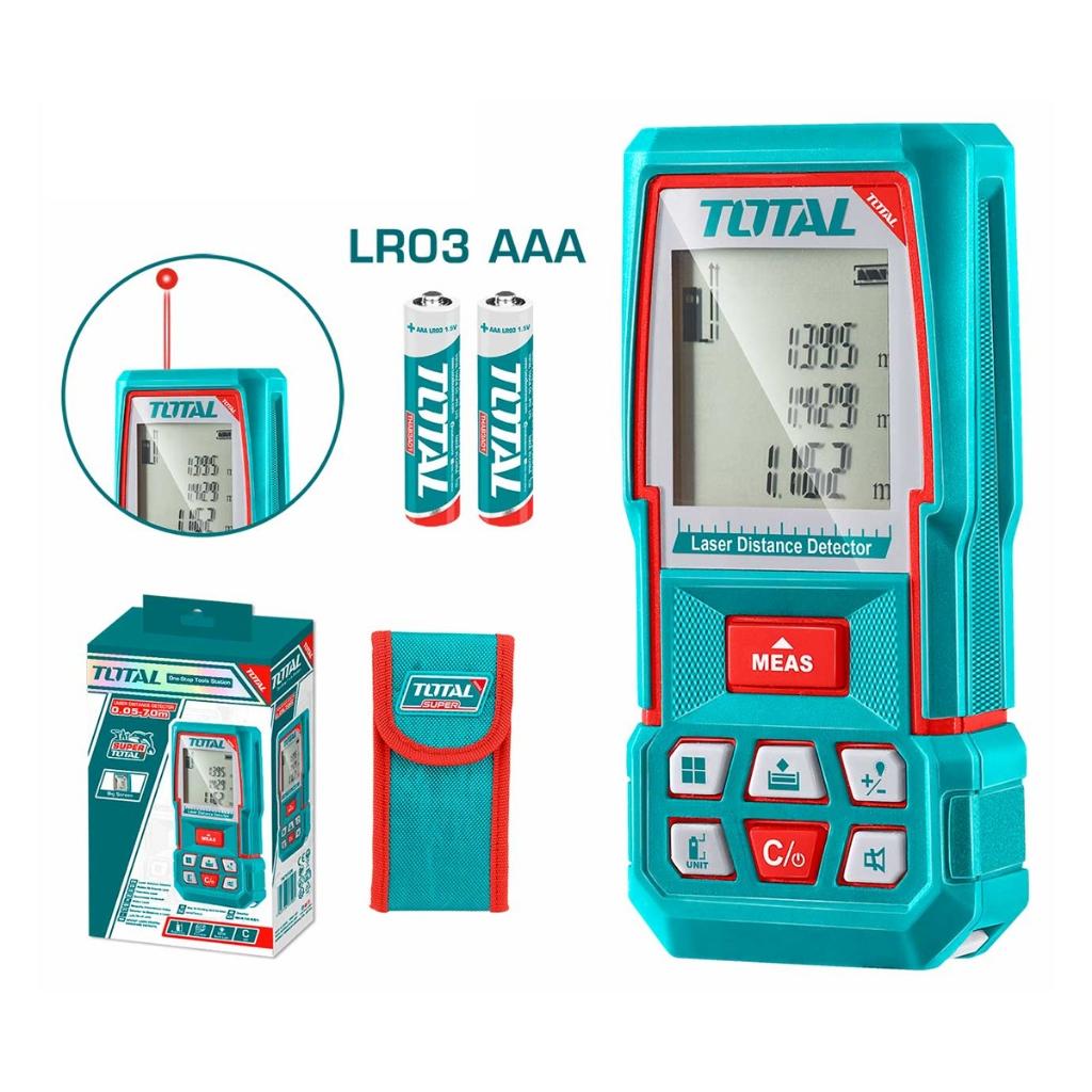 MÁY ĐO KHOẢNG CÁCH TIA LASER 635NM TOTAL TMT51036 - HÀNG CHÍNH HÃNG