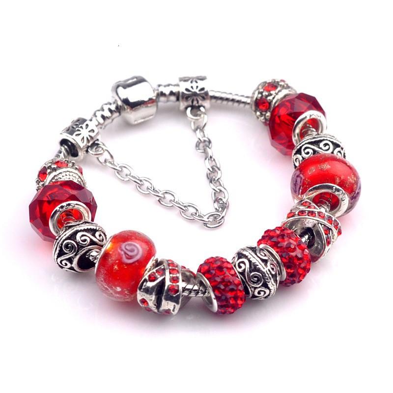 Vòng tay charm hoa mẫu mới