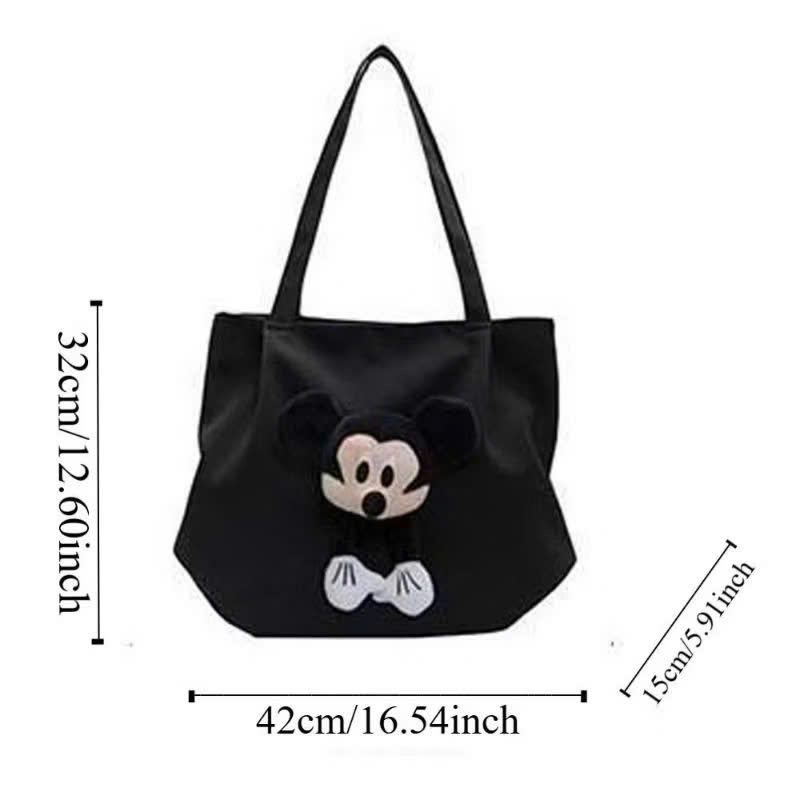 Túi Đeo Vai Mickey Blazetec Kawaii - Túi Xách Búp Bê Hoạt Hình Mềm Mại, Màu Đen - HÀNG CHÍNH HÃNG MINIIN