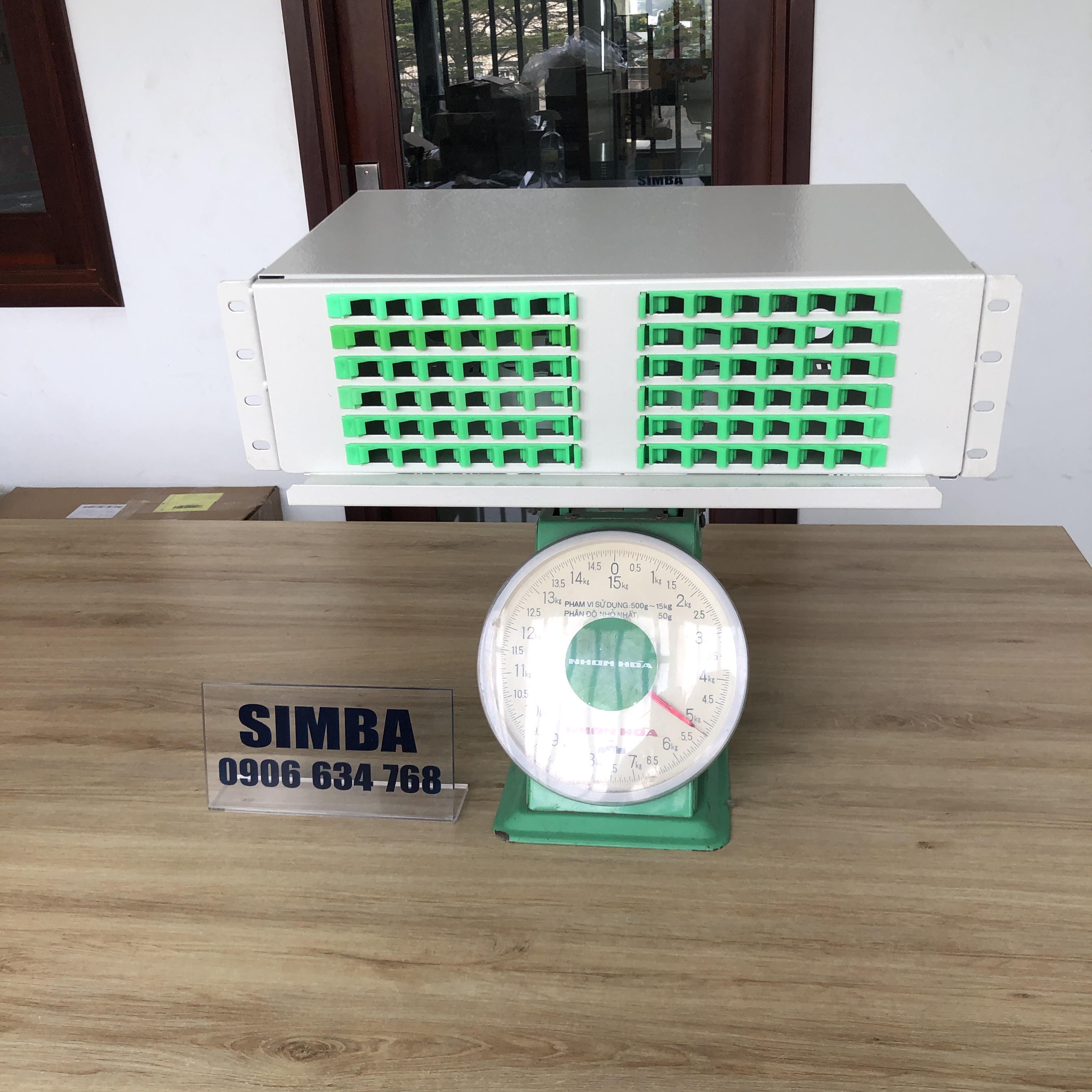 ODF quang 72FO gắn Rack khay trượt, dạng Patch Panel, không phụ kiện