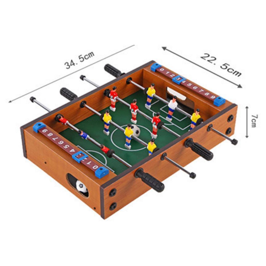 Bàn Bi Lắc Mini 6 Tay Cầm, Bàn Bi Lắc Cho Bé 2021 Chất Liệu Gỗ Dễ Dàng Lắp Đặt, Tặng 2 Bóng Đi Kèm