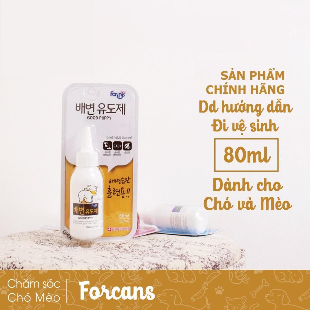 Dung dịch hướng dẫn chó đi vệ sinh đúng chỗ Forcans Good Puppy 80ml