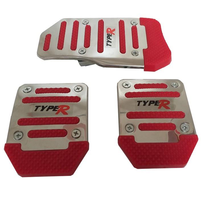 Ốp bọc chân phanh chân ga ô tô bảo vệ chống trượt cao cấp mẫu mới cho xe số sàn- số tự động