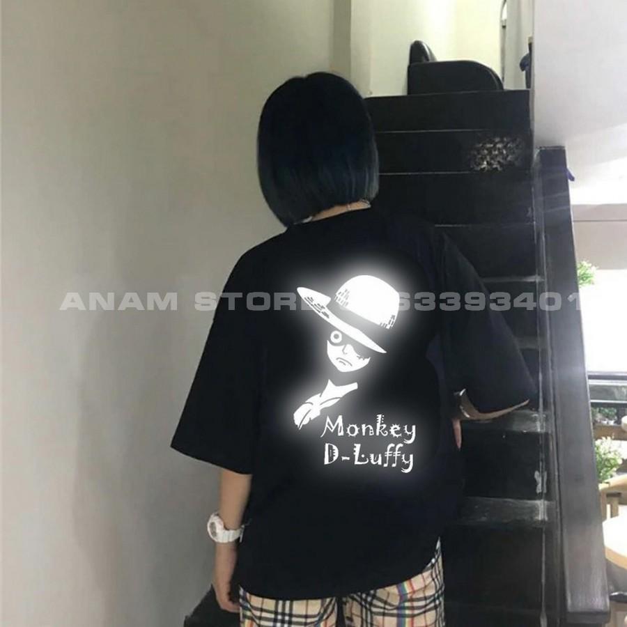 Áo thun phản quang Tay Lỡ Nam Nữ Luffy 03