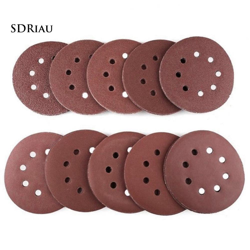 Set 10 Đĩa Chà Nhám 8 Lỗ