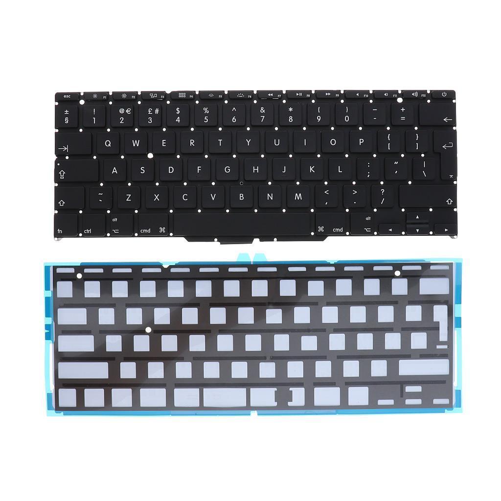 Backlight Laptop Keyboard with NumpadEnter for Mac Air A1465 A1370 UK Layout