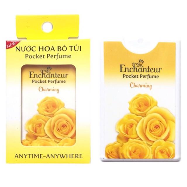 Combo 3 chai nước hoa bỏ túi Enchanteur Charming 18ml*3