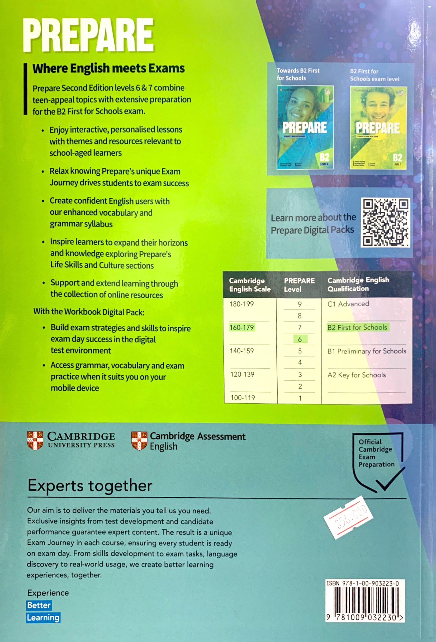 Prepare Level 6 Workbook With Digital Pack