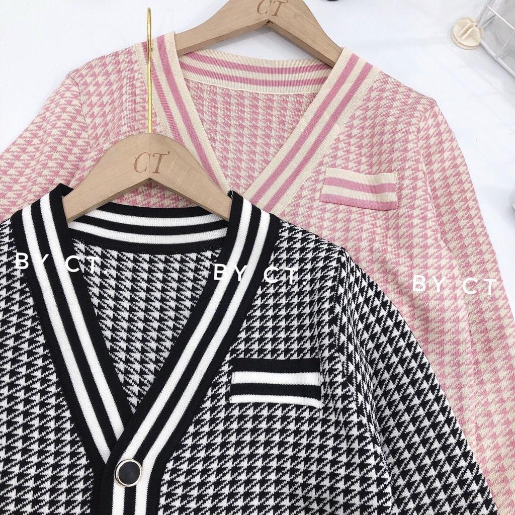Set bộ len zic zac quần ống sớ