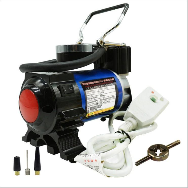 Máy bơm lốp đa năng mini nguồn điện 220V dây ống 3m - ShopToro - AsiaMart