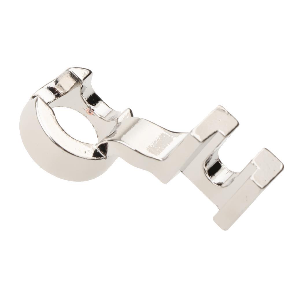 3 Pieces Silver Stainless Steel Ruler Foot Free Motion Darning Presser Foot Low Shank Universal