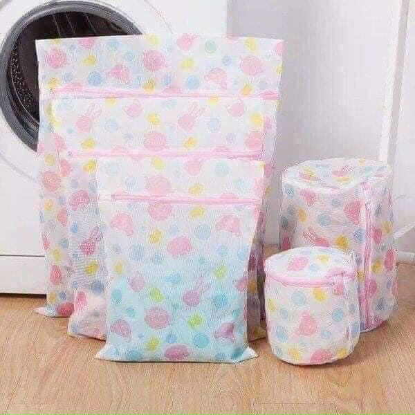 BỘ GỒM 5 TÚI GIẶT QUẦN ÁO CÁC KÍCH THƯỚC QUÁ TIỆN ÍCH