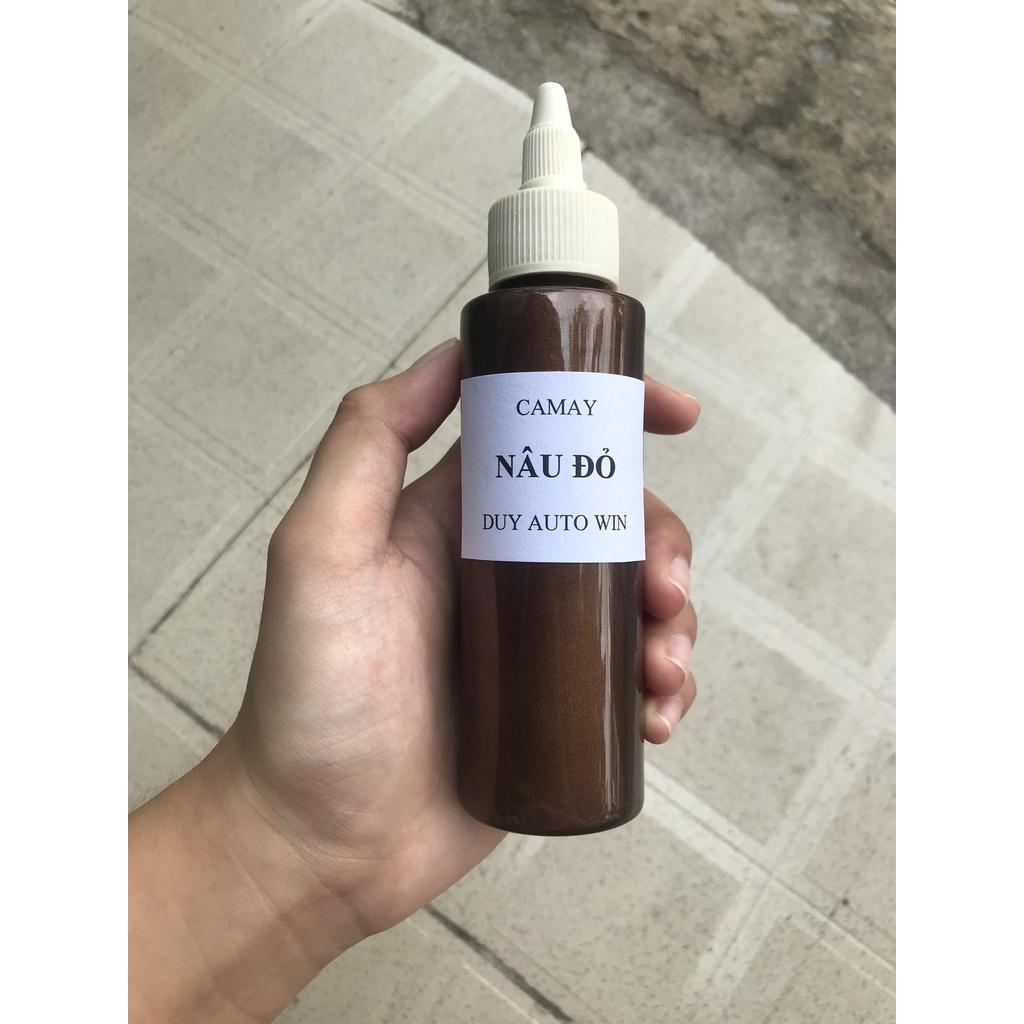 Camay màu nâu đỏ đóng chai 100g và 50g