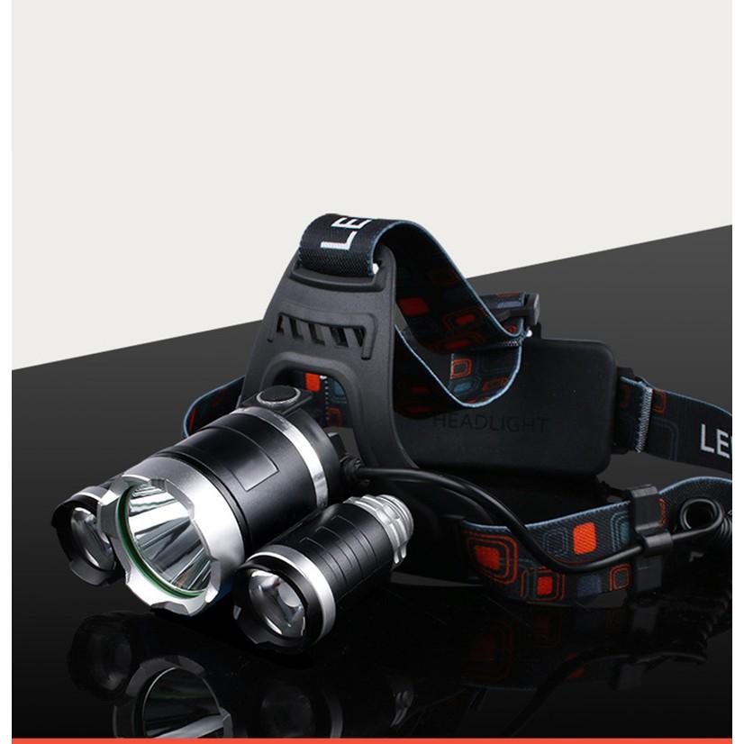 Đeng pin led siêu sáng đội đầu