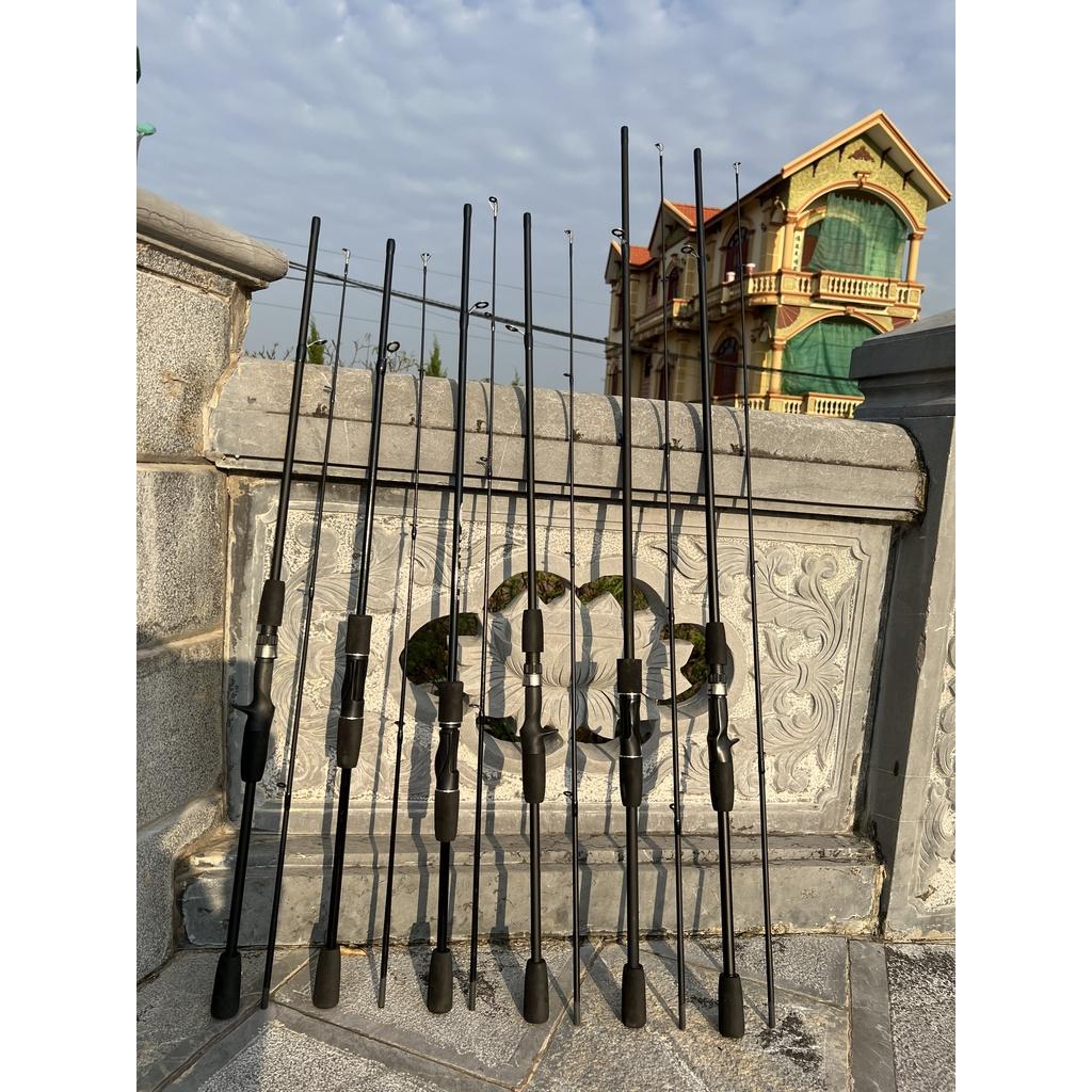 Cần câu lure  máy đứng và máy ngang  2 khúc chuyên câu lancer câu cá lóc cao cấp chất lượng giá rẻ