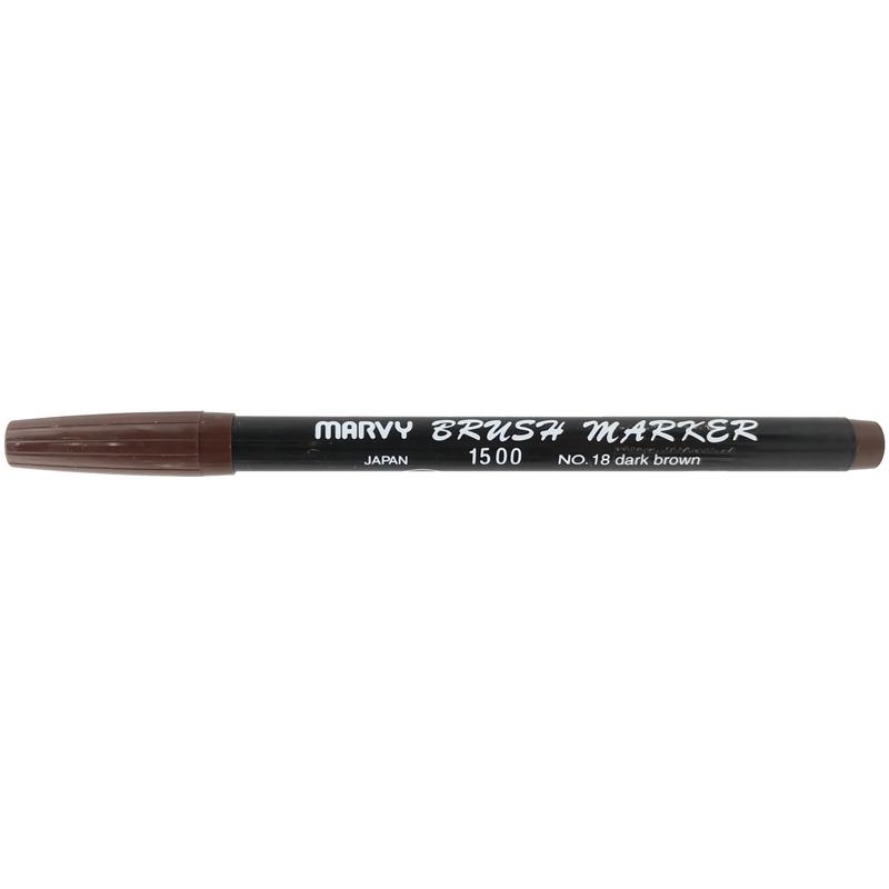 Bút Lông Màu Brush Marker - Marvy 1500-18 - Dark Brown