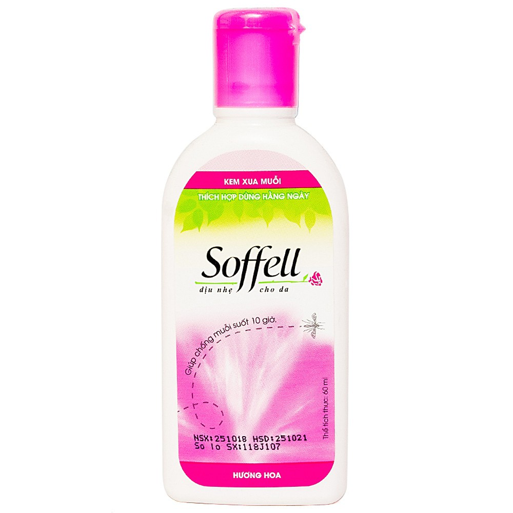 [QUÀ TẶNG] Kem chống muỗi Soffell xuất xứ Indonesia, Lọ 60ml - Xua đuổi muỗi, tránh muỗi đốt.