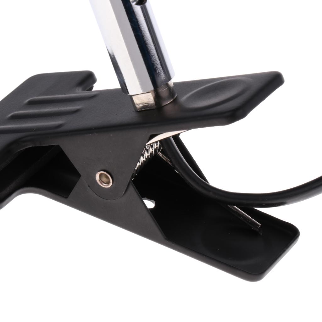 E27 Pet Reptile Heating Light UVA UVB Bulb Clamp Lamp Holder EU Plug