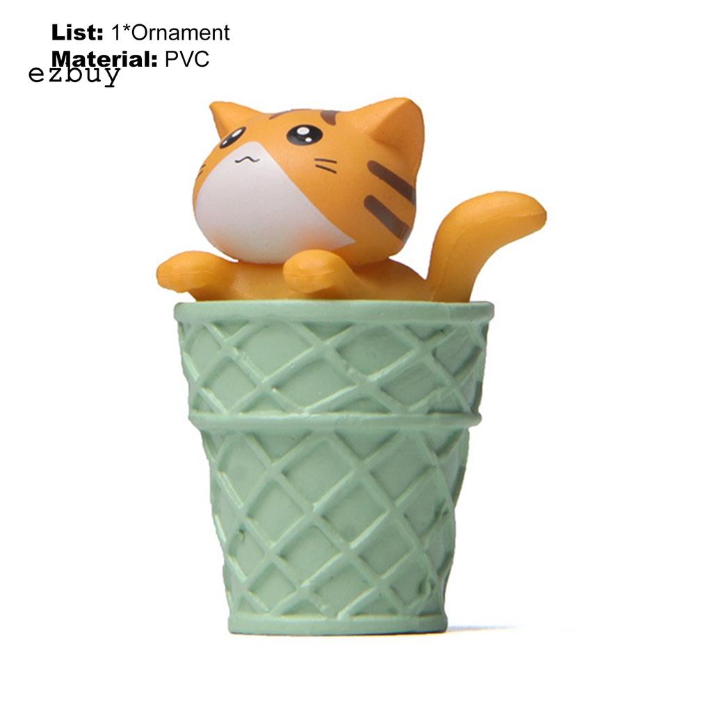 Kids Toy Mini Cat Model Realistic Small Cat Figures Toy Vibrant Color for Children