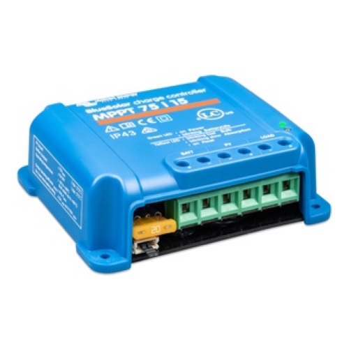 Bộ biến đổi điện năng từ tấm pin năng lượng mặt trời BlueSolar MPPT 75/15 Retail của Victron Energy nhập khẩu từ Hà Lan