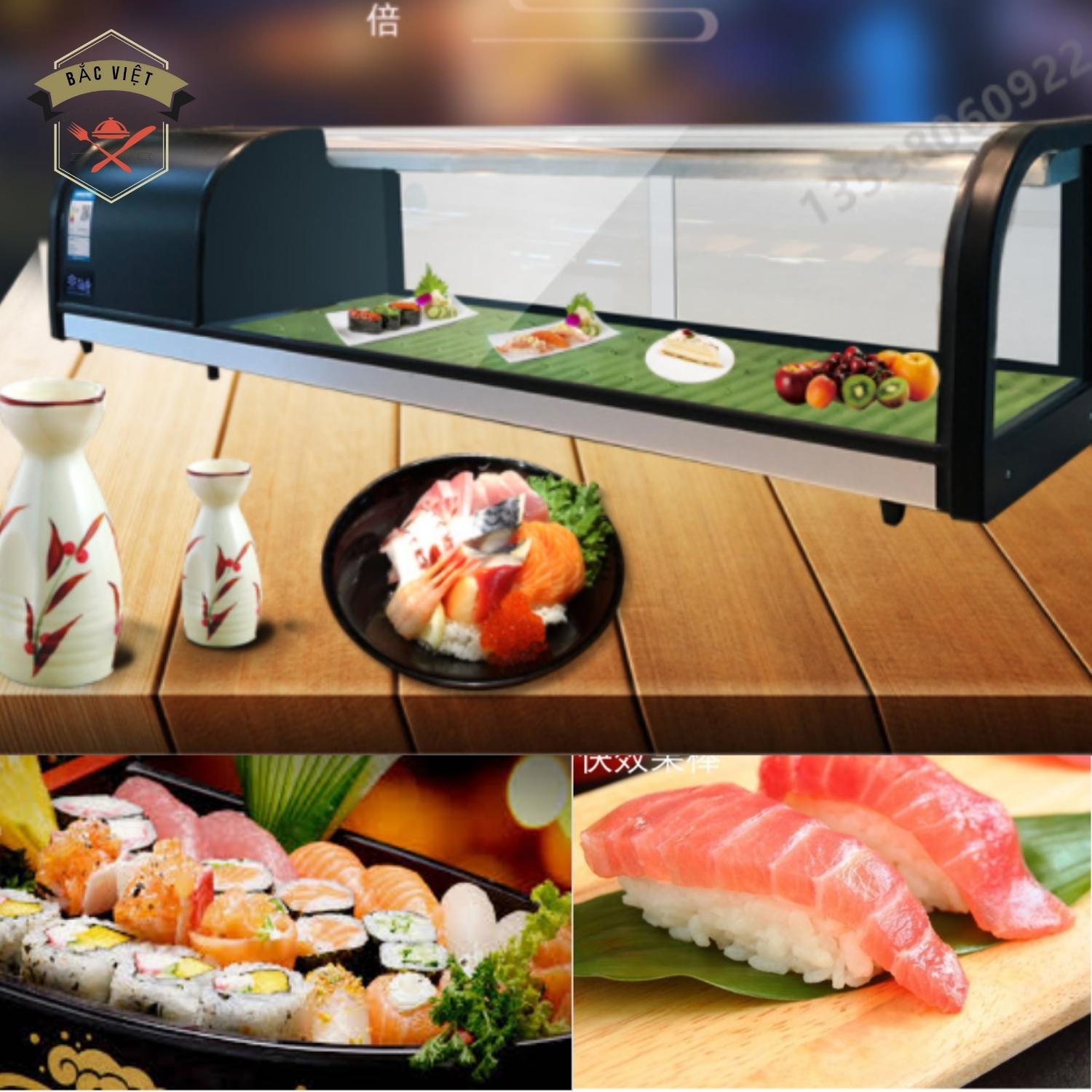 Tủ trưng bày sushi để bàn cao cấp, tủ sushi