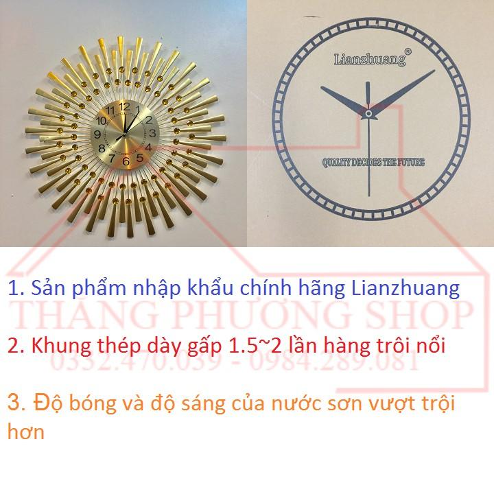 Đồng Hồ Treo Tường Trang Trí Hình Mặt Trời TP-021Y