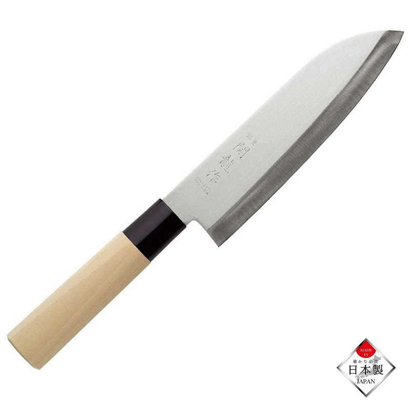 Dao Inox Làm Bếp Tsubazo-Santoku NIKKEN 29.5cm