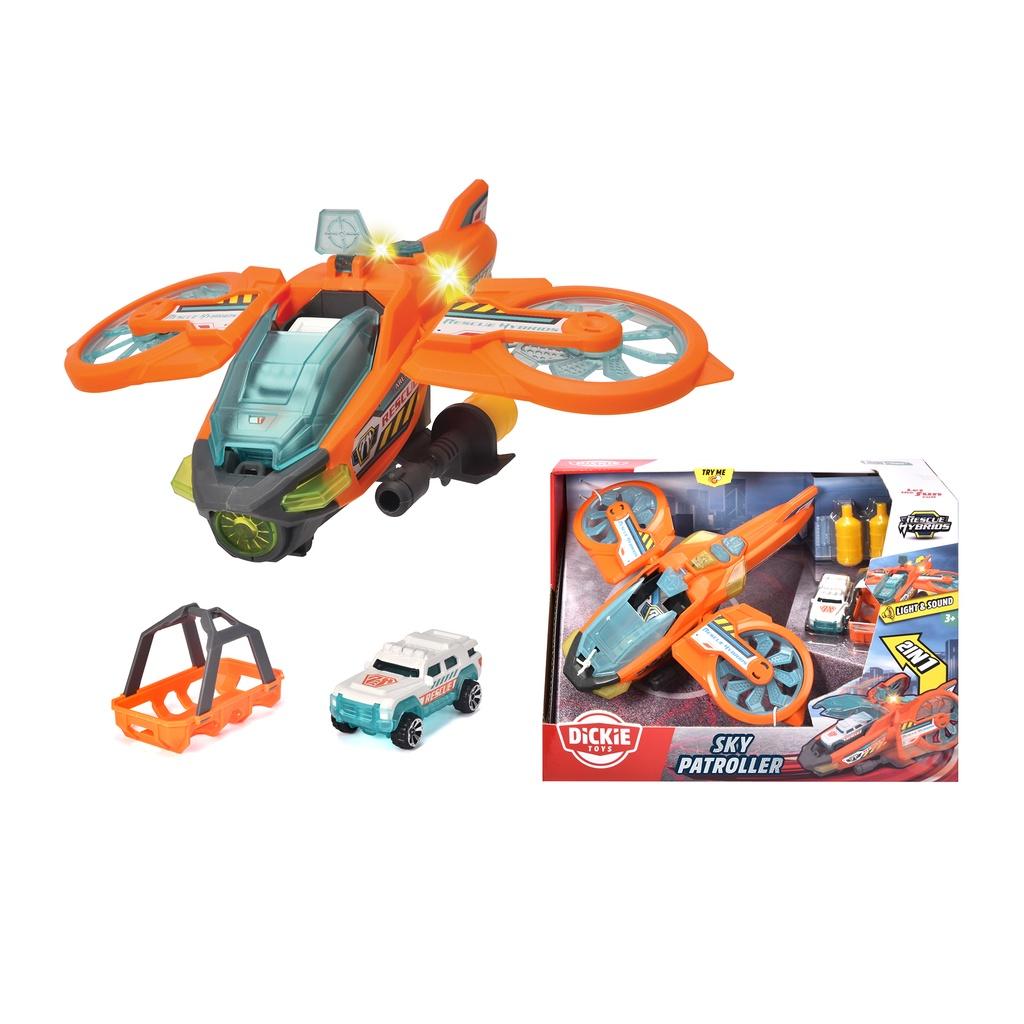 Đồ Chơi Máy Bay Tuần Tra DICKIE TOYS Rescue Hybrids Sky Patroller 203794000