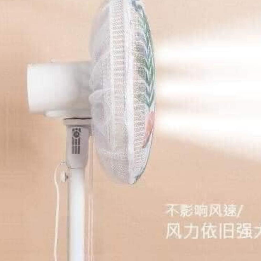 Lưới bọc quạt an toàn - thông minh - chống bụi bẩn - tính thẩm mĩ cao - hình cute