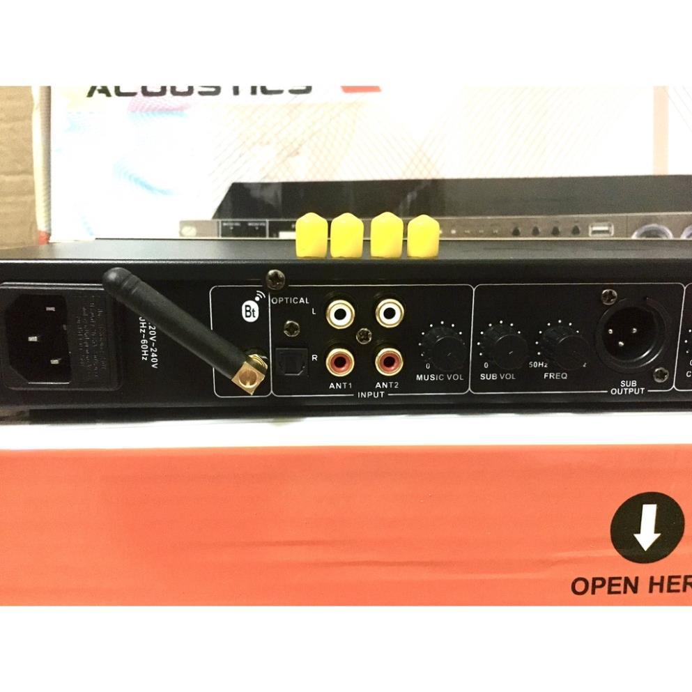 Vang Cơ FX9 PLus 2021 Có Chống Hú Tốt. Kết Nối Quang Học OPTICAL, BLUETOOTH, USB, AUX1,AUX2..