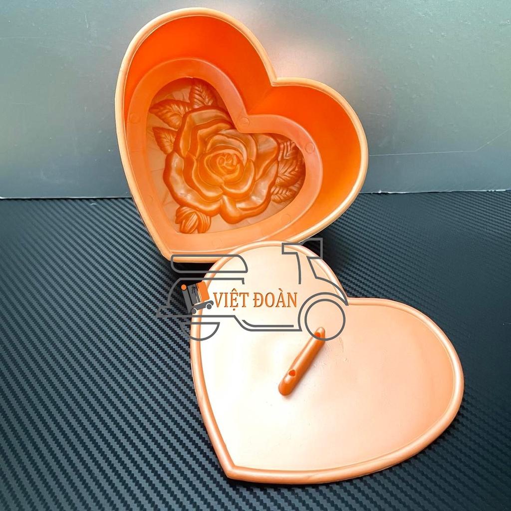 KHUÔN NHẤN XÔI HÌNH HOA HỒNG, HOA SEN 3D sắc nét 15 cm. Nhựa dày, bóng đẹp. Đồ Gia Dụng nhà bếp pha chế làm bánh nguyên liệu