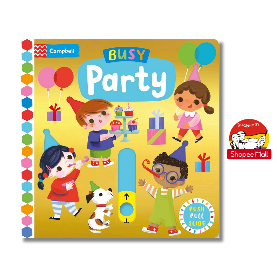 Sách - Busy Party by Campbell Books | English Children's Picture Book - Activity Book