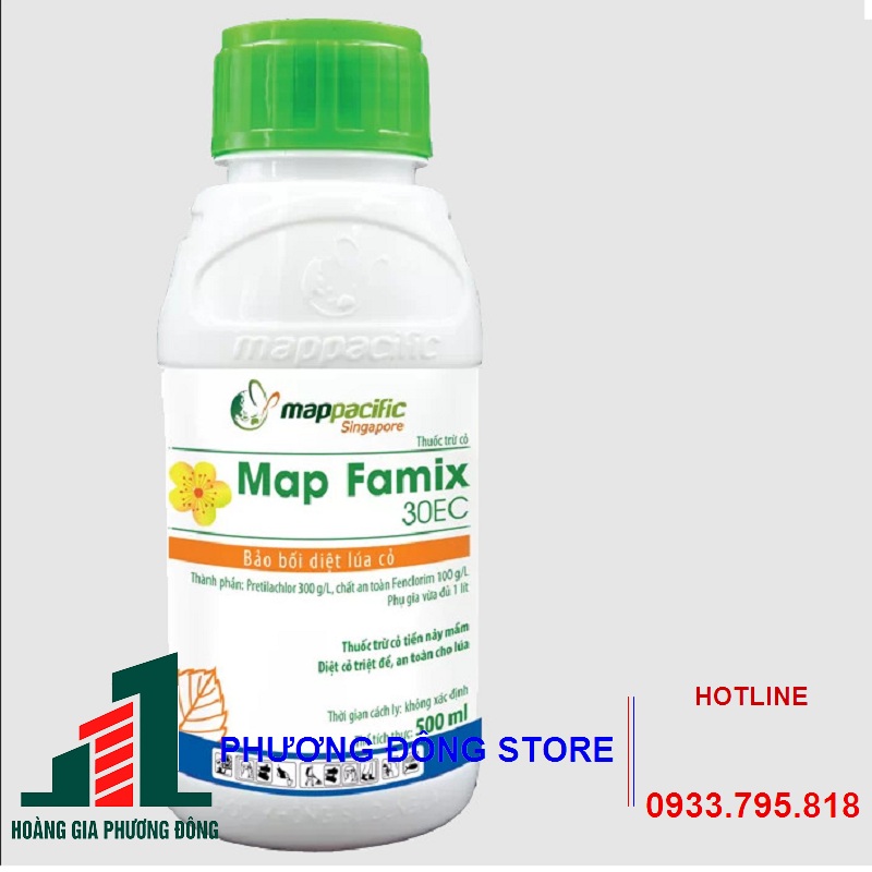 Thuốc trừ cỏ Map Famix 30EC - chai 100ml, chai 500ml