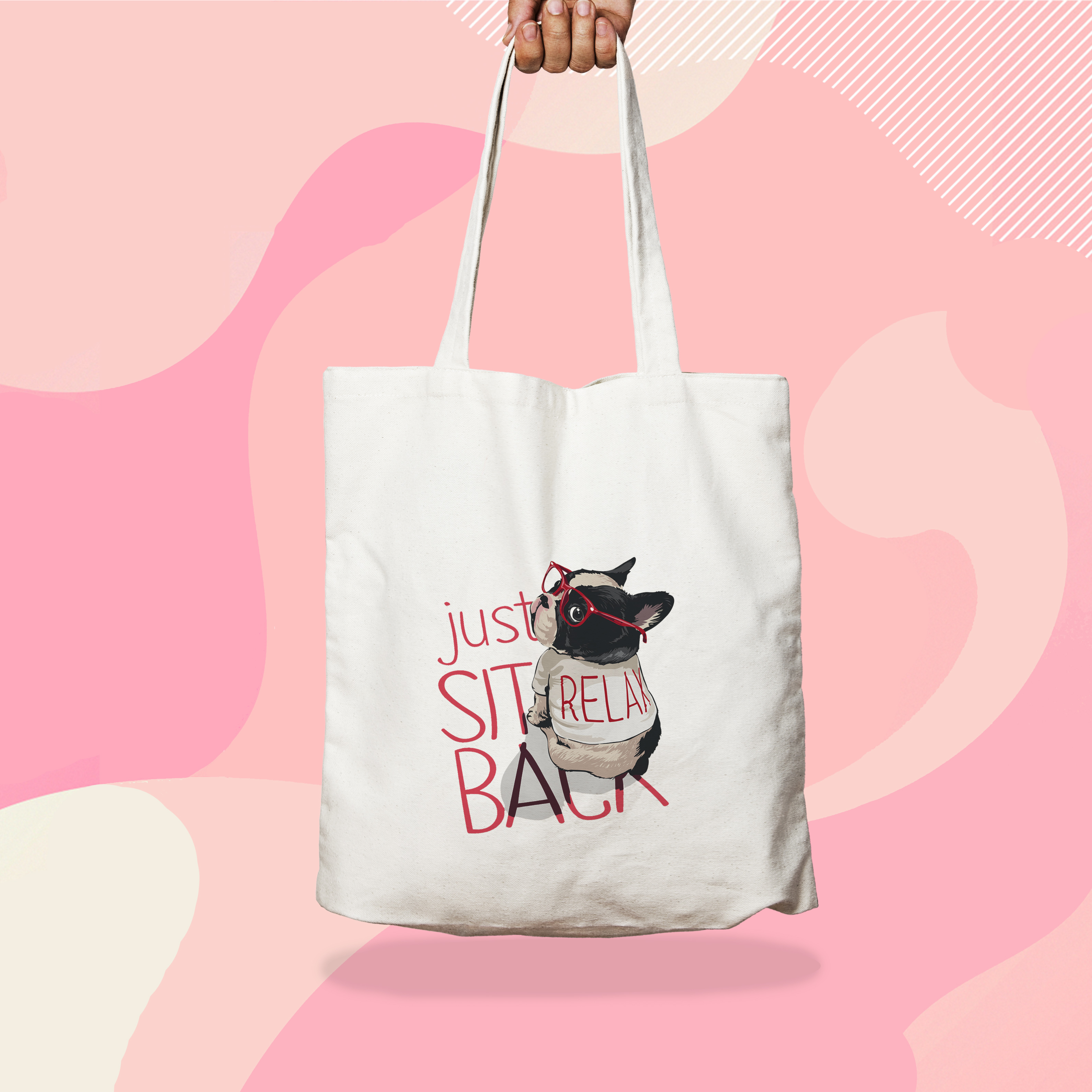 Túi Vải TOTE Đeo Vai Đi Học Đi Làm THÚ CƯNG CUTE - Túi Vải CanVas Trẻ Trung - Thời Trang - Tiện Dụng - TA055