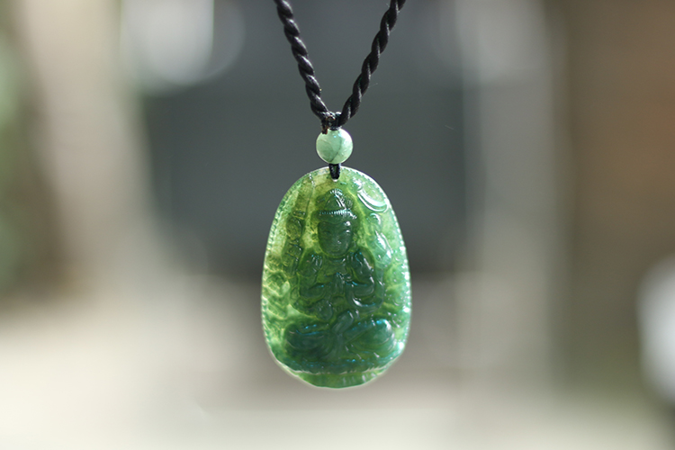 Mặt Dây Chuyền Phật Thiên Thủ Thiên Nhãn Đá Chalcedony Ngọc Quý Gemstones MD12