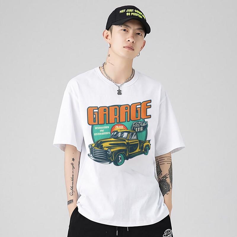 Áo thun nam local brand 100% cotton form rộng tay lỡ Gamtee AT015 co giãn thoáng mát