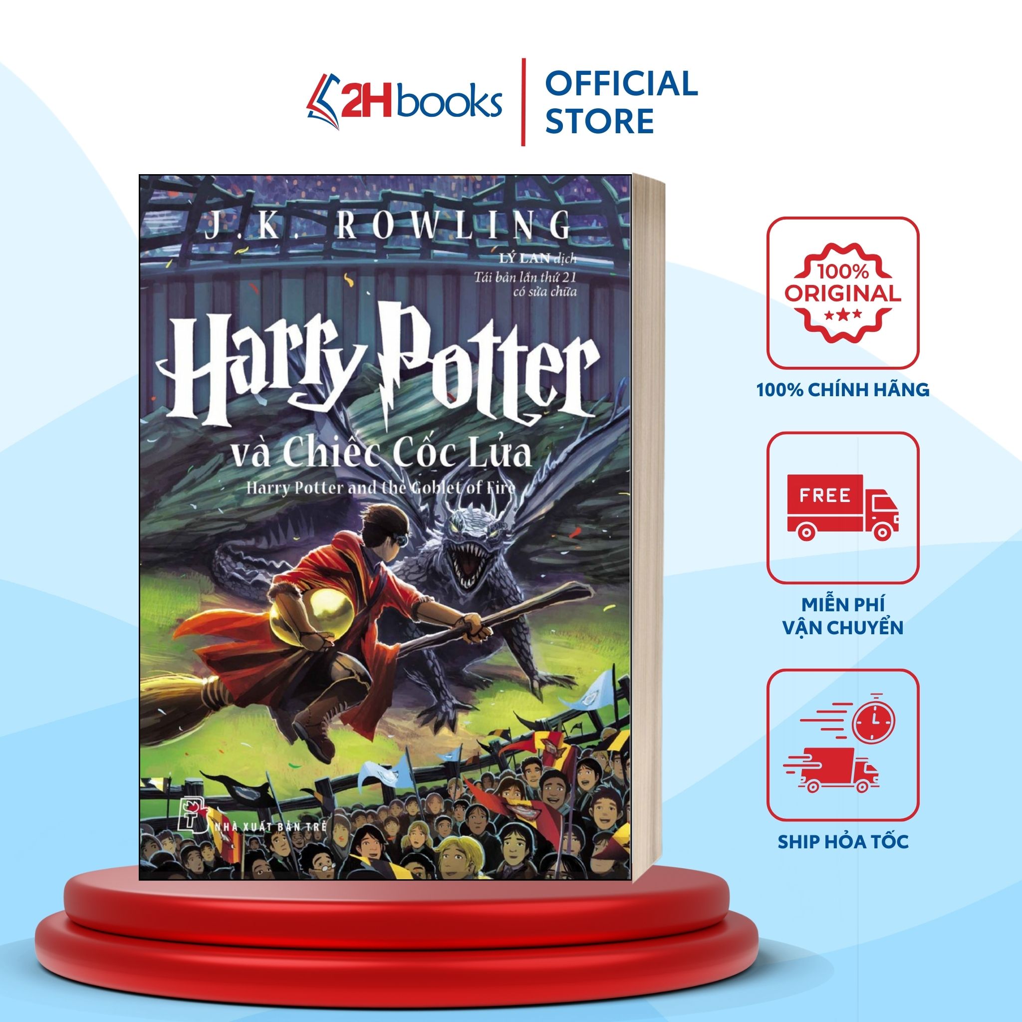 Sách- Harry Potter Tập 4- Harry Potter và Chiếc Cốc Lửa (Tái bản 2022)- 2HBooks