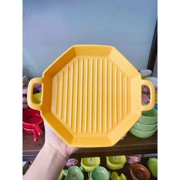 Chảo sứ đựng đồ ăn chín