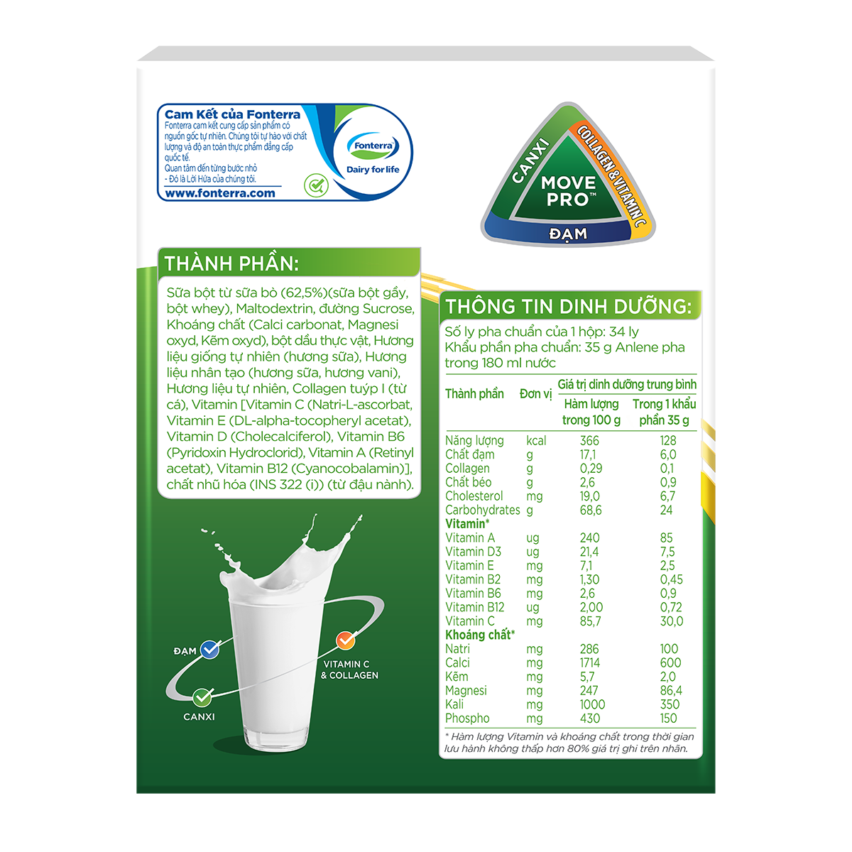 Combo 2 lon Sữa bột bổ sung dinh dưỡng Anlene Total 10 ( Hộp thiếc 400g) + tặng 1 lon cùng loại (date 07/2025)