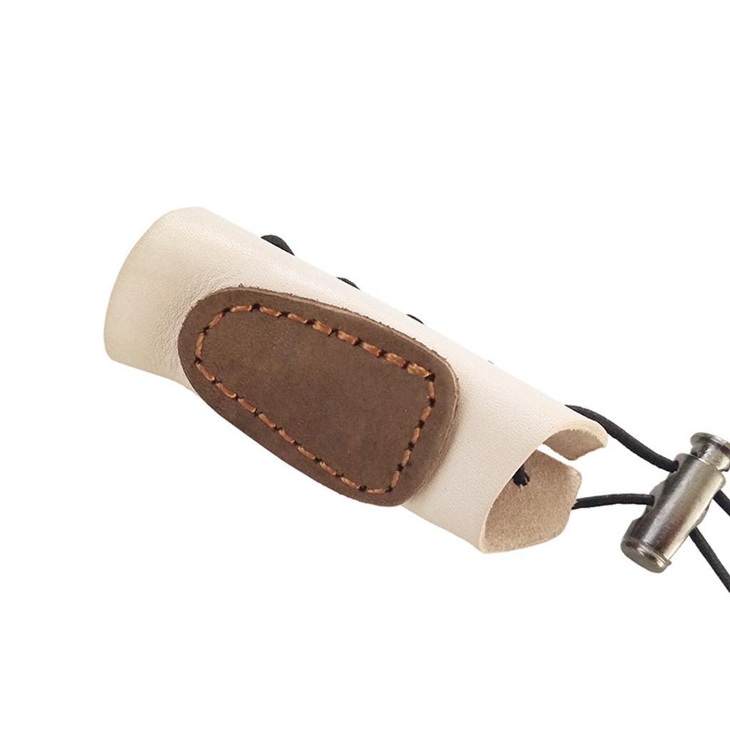 2-5pack Archery 3 Finger Tab Protective Gloves Cow Leather Target Guard Hunting