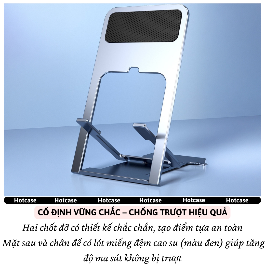 Giá đỡ điện thoại máy tính bảng cho iPhone cho iPad Gấp gọn siêu mỏng hiệu HOTCASE Z11 Slim Điều Chỉnh Độ Cao Tùy Ý cho iPhone 16 15 14 13 12 11 A55 A35 - Hàng nhập khẩu