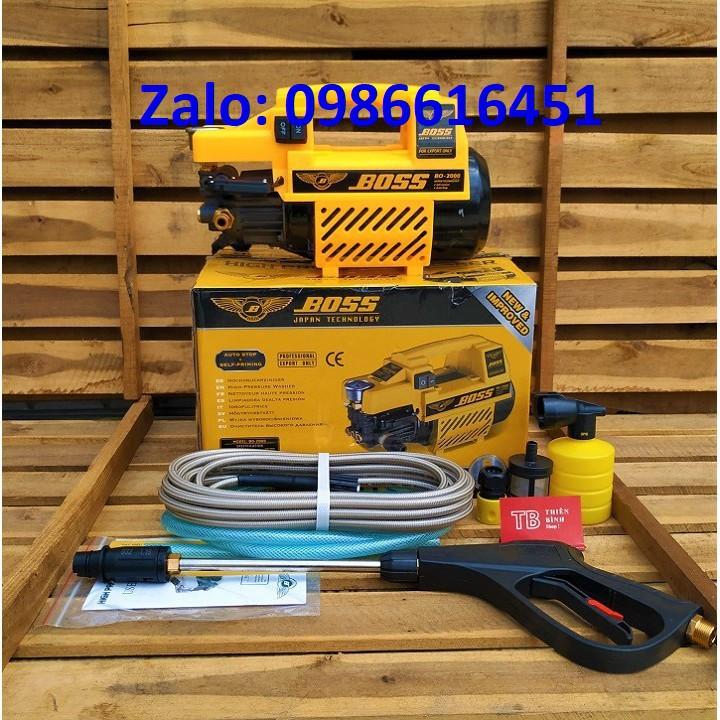 Máy Rửa Xe gia đình BOSS công suất 3000W + Đầy đủ linh kiện