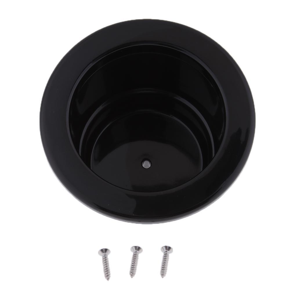 3" Universal Boat Accessory Black Cup Drink Holder Car/Truck/Caravans