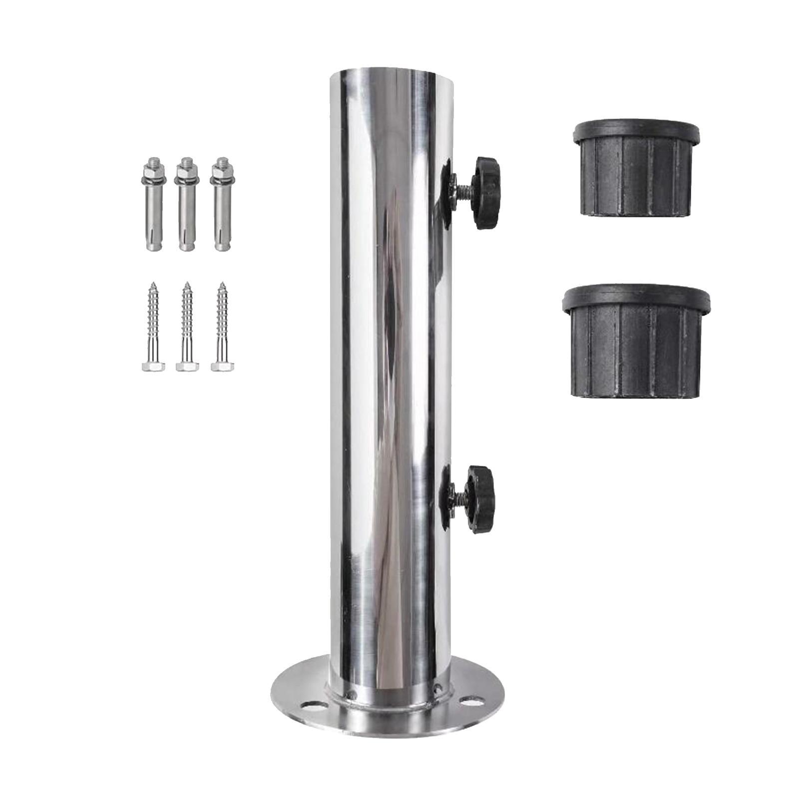 Deck Umbrella Base Stand Umbrella Mount Replacement Parasol Umbrella Clamp Sun Umbrella Holder for Pontoons Docks Beach Backyard