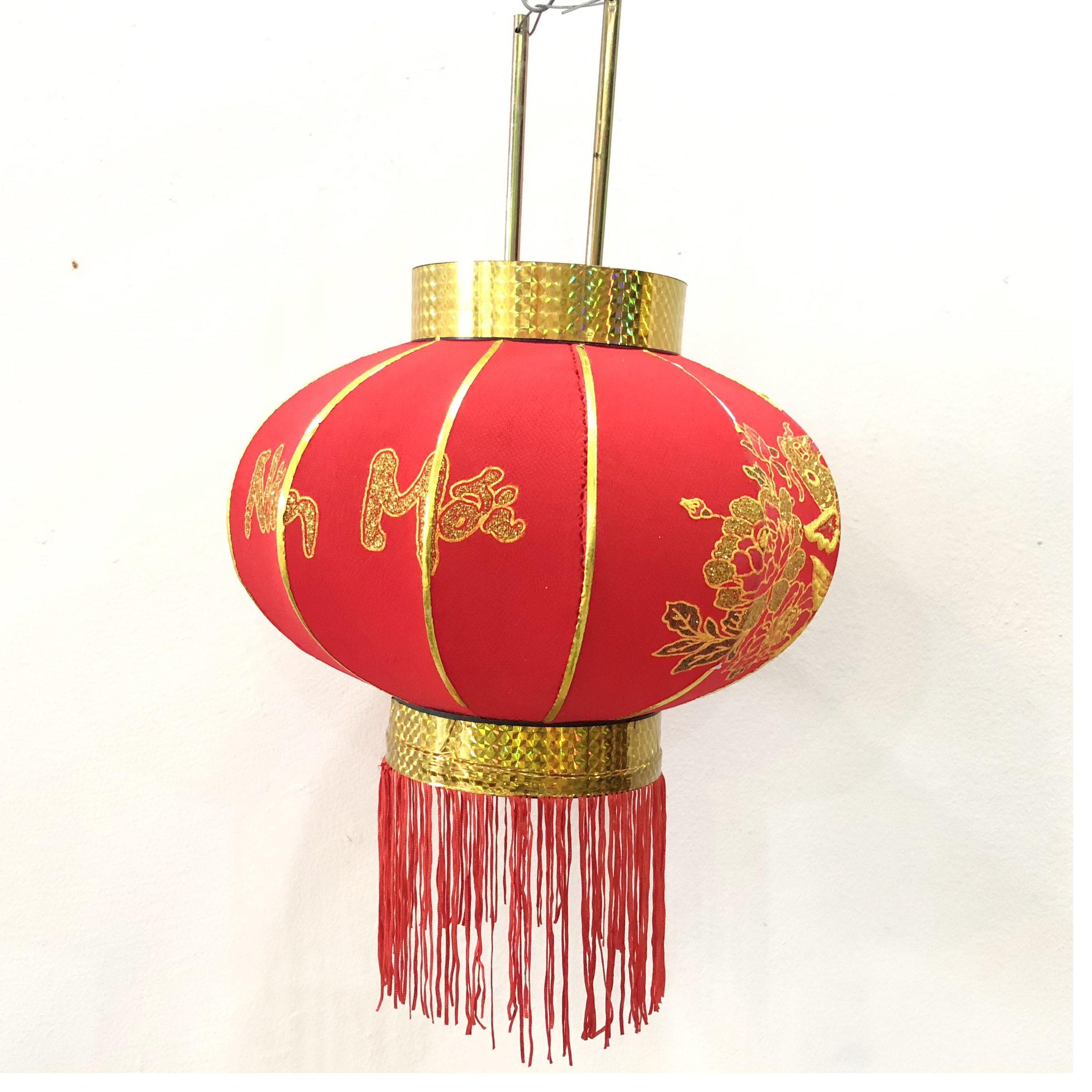 Đèn lồng đỏ Cá Chép đường kính 50cm Vạn Sự Như ý Trang trí Tết
